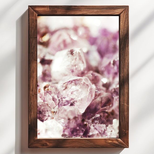 Amethyst Quartz Crystal Poster (Von Creator hochgeladen)