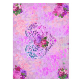 Amethyst Raspberry Floral Wedding Tischdecke
