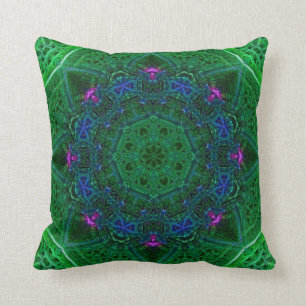 Amethyst Saphir-Hauben-Smaragdkissen Kissen
