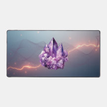 Amethyst-Schreibtischunterlage