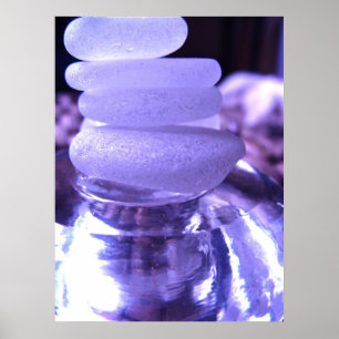 Amethyst Seeglasdruck Poster