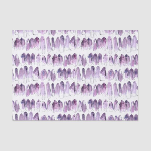 Amethyst Seidenpapier (Vorderseite)