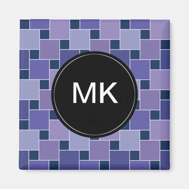 Amethyst Square Magnet (Vorne)