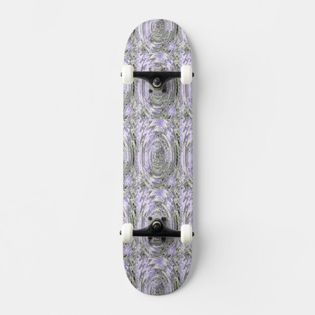 Amethyst Swirl Skateboard (Vorderseite)
