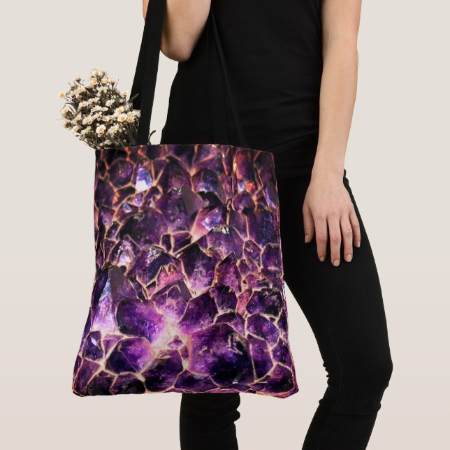 Amethyst Tasche (Von Nahem)