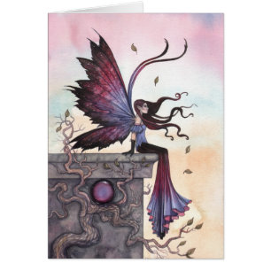 Amethyst Traum Feen Fantasy Art Karte