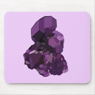Amethyst-Vektor-Kunst-Mauspad Mousepad
