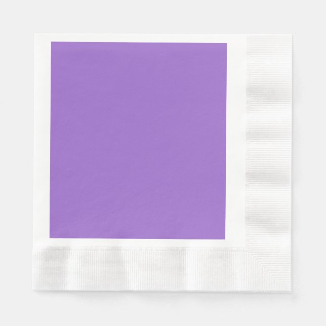 Amethyst (Vollfarbe) Serviette (Vorderseite)
