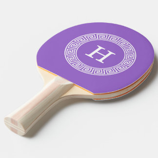 Amethyst Welch griechischer Schlüsselrahmen erste Tischtennis Schläger