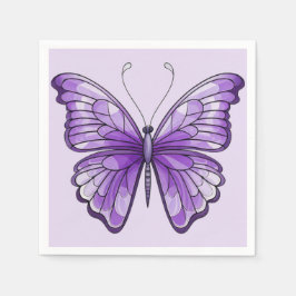 Amethyst Wings Paper Napkin Serviette