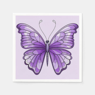Amethyst Wings Paper Napkin Serviette