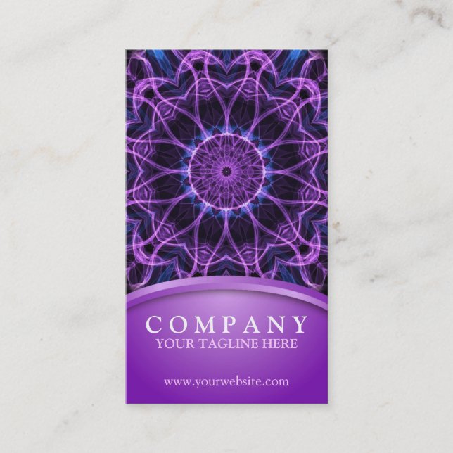 Amethyst Wunsch Visitenkarte (Vorderseite)