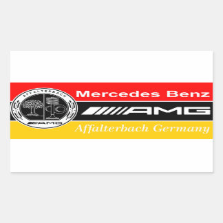 AMG-Flagge Rechteckiger Aufkleber