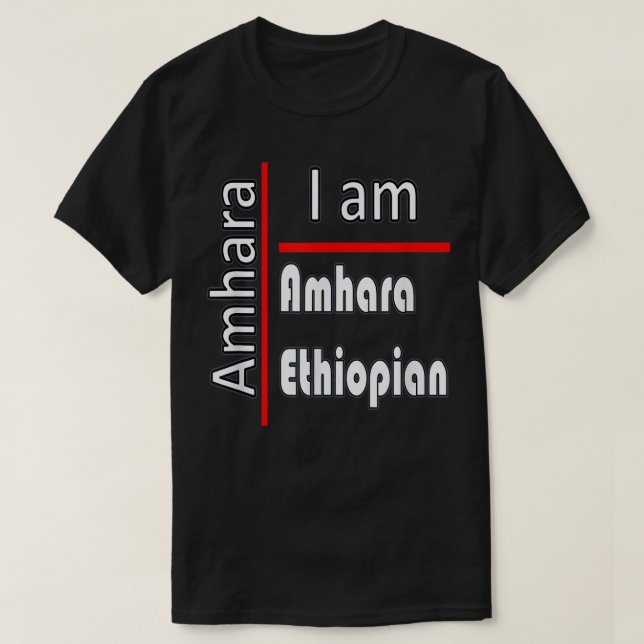 Amhara Ethiopia  T-Shirt (Design vorne)