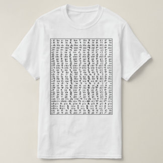 Amharic AlphaBet T - Shirt