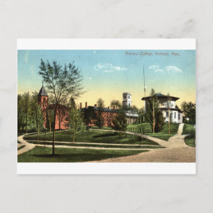 Amherst College MA Vintage 1912 Postkarte