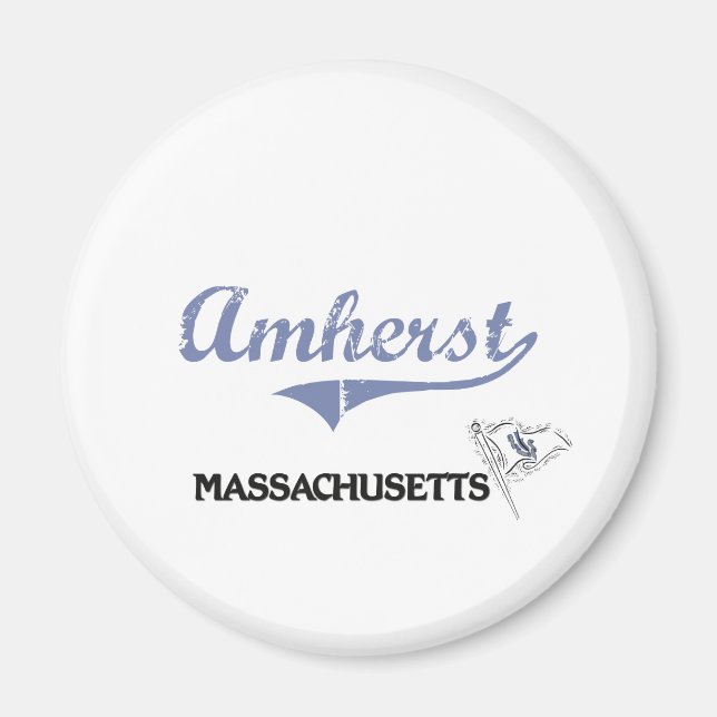 Amherst Massachusetts City Classic Magnet (Vorne)