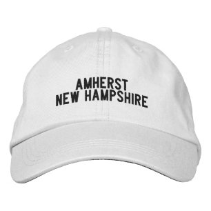 Amherst New Hampshire Hat Bestickte Baseballkappe