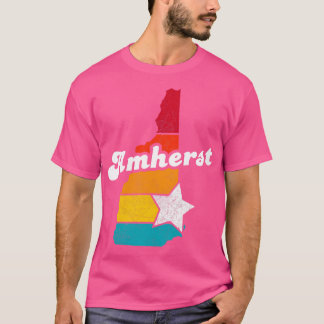Amherst New Hampshire Vintag Distressed Souvenir T-Shirt