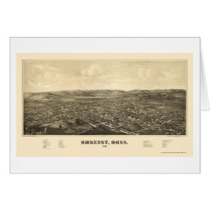 Amherst, panoramische Karte MAs - 1886