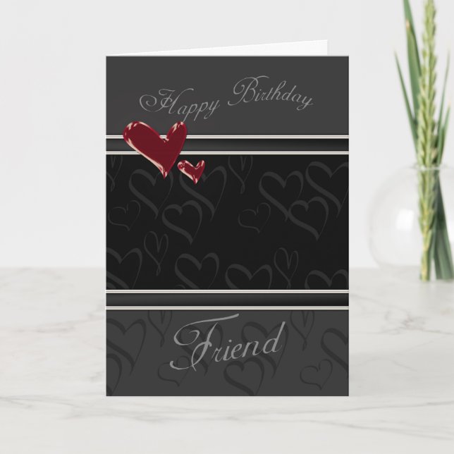 Ami Bonne carte d'anniversaire pour homme avec coe (Devant)