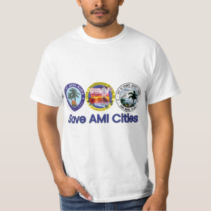 AMI Cities rett-Logo (Siegel) T-Shirt