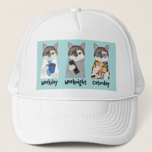 Ami der Office Cat Hat Truckerkappe
