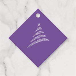 Amiable monochrome künstlerische Weihnachtsbaum Geschenkanhänger