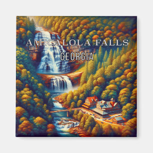 Amicalola Falls Georgia Souvenir Kühlschrankmagnet