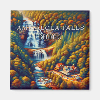 Amicalola Falls Georgia Souvenir Kühlschrankmagnet