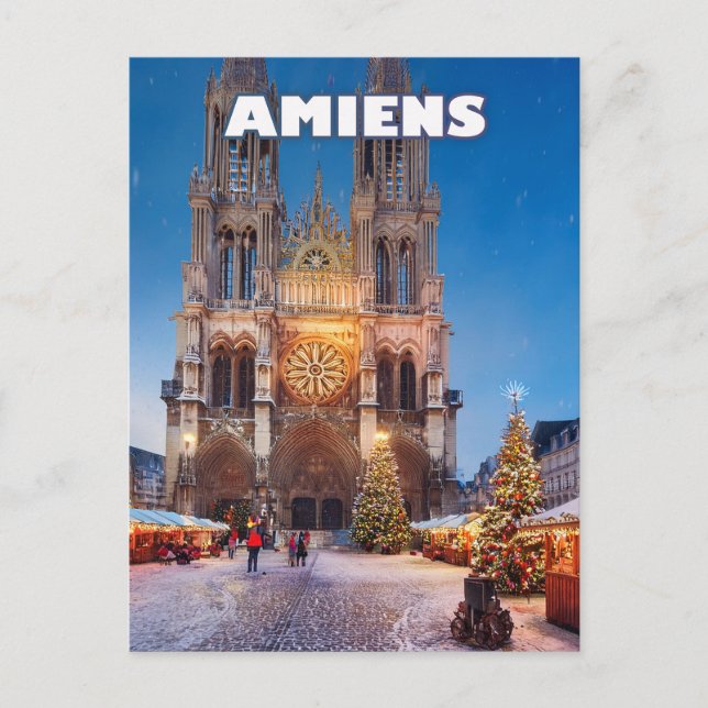 Amiens Christmas Wonder Postkarte (Vorderseite)