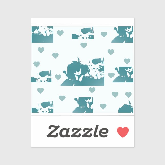 Amigos Felinos. Aufkleber (Blatt)