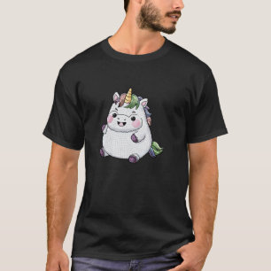 Amigurumi Kunst Einhorn Pferd Einhörner Magie Fant T-Shirt