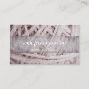 Amigurumi Yarn Knitting Crochet Visitenkarte