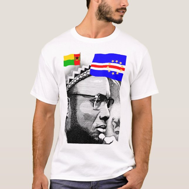 Amilcar Cabral King Kap Verde Fly Flags T - Shirt (Vorderseite)