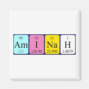 Aminah Periodenmagnet Magnet
