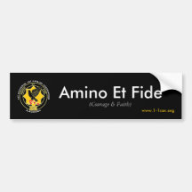 Amino Et Fide Autoaufkleber