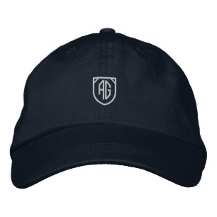AMIOT GALLERY NAVY HAT BESTICKTE BASEBALLKAPPE