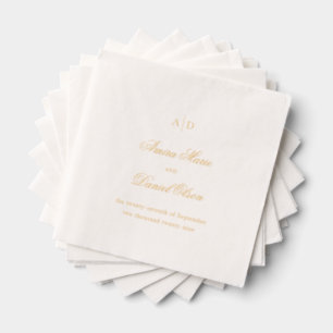Amira Elegant Wedding Servietten Mit Folie