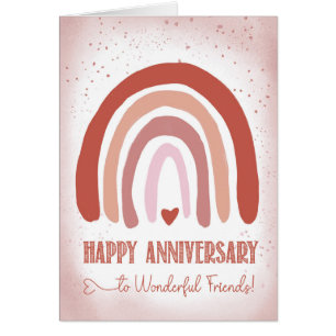 Amis Anniversaire Main Peint Soft Pink Waterco