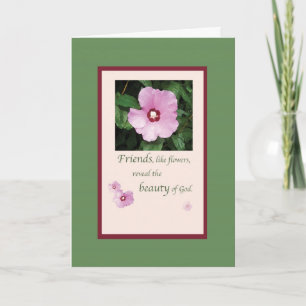 Amis Comme Fleurs Carte Anniversaire
