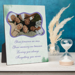 Amis dans les bois Plaque de table 8x10 Eau