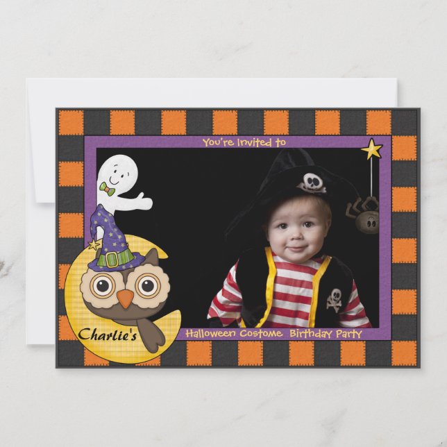 Amis de Halloween - invitation de photo (Devant)