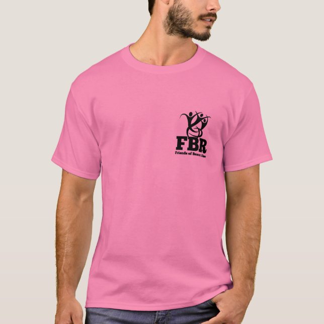 Amis de T-shirt de volontaire de hausse de balise (Devant)
