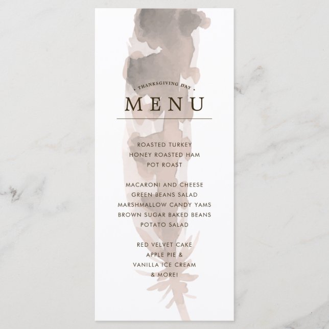 Amis d'une plume| Menu Convivial (Devant)