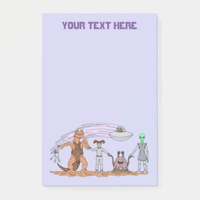 Amis Peu Importe Les Différences Post-It Notes (Devant)