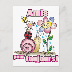 Amis pour toujours postkarte