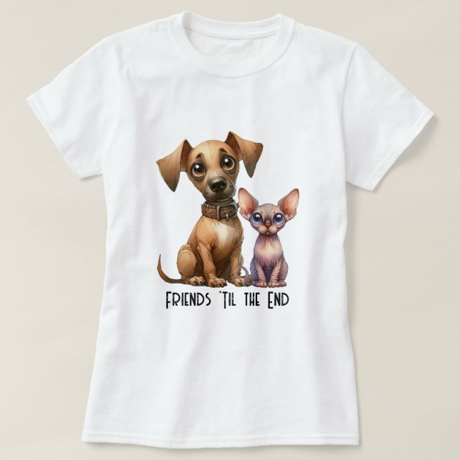 Amis - T-shirt Animaux (Design devant)
