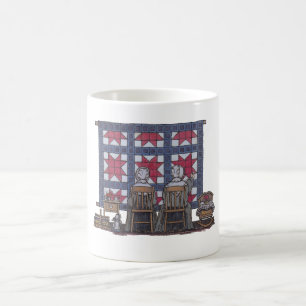 Amische Frauen beim Quilten Kaffeetasse
