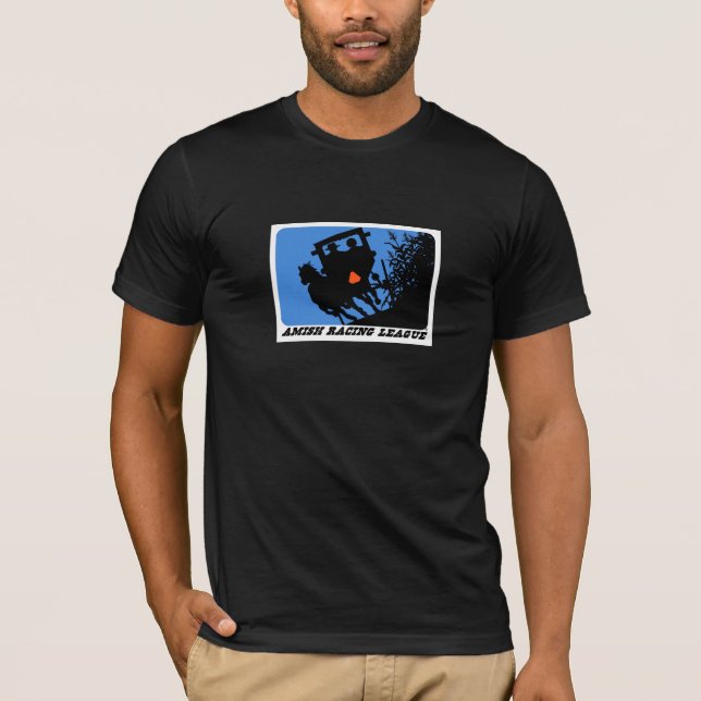 Amische laufende Liga T-Shirt (Vorderseite)